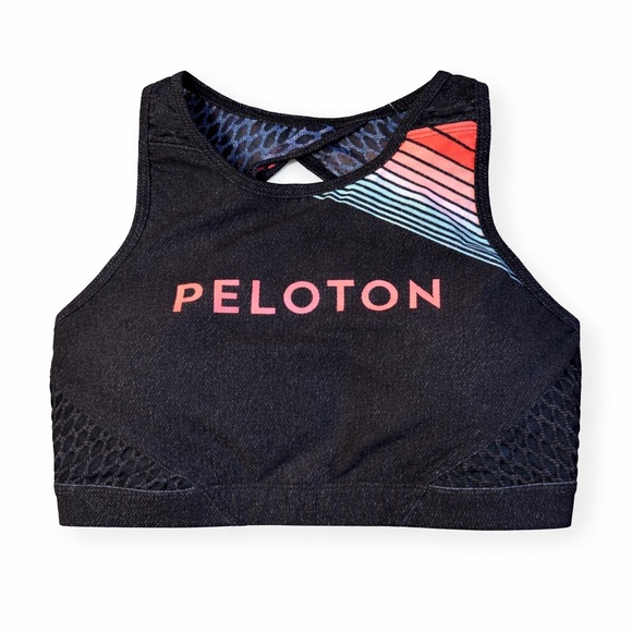 Peloton Other - Peloton x WITH Women’s High Neck Bra 2.0 Candy Roller Girl Print Size M NWT
